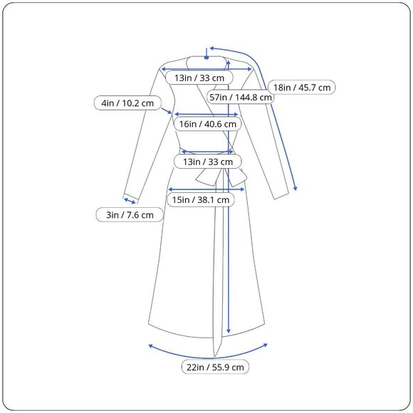 Lulus Womens Navy Wrap Maxi Dress With Tie Waist & V-Neckline Size L - New - Picture 10 of 10